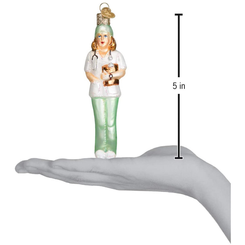 Ornement figurine suspendue infirmière