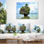 Coussin lombaire Island Landscape in Summer