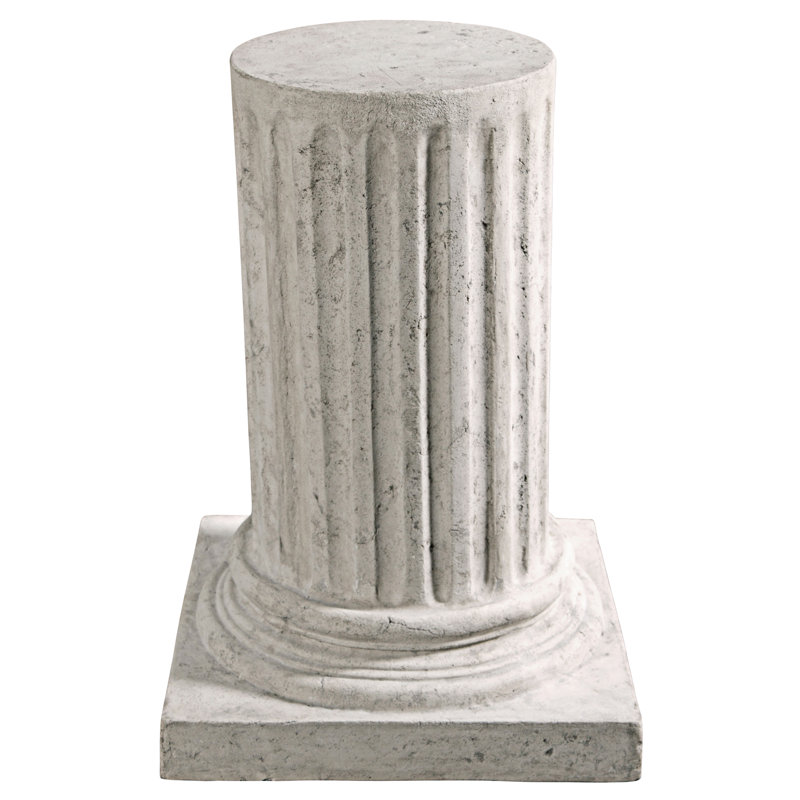 Piédestal colonne romaine Empire, H 25 po x l 17 po x P 17 po