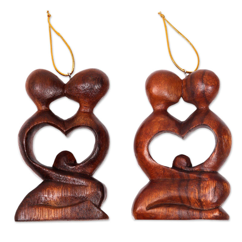 Ensemble de 2 figurines ornementales