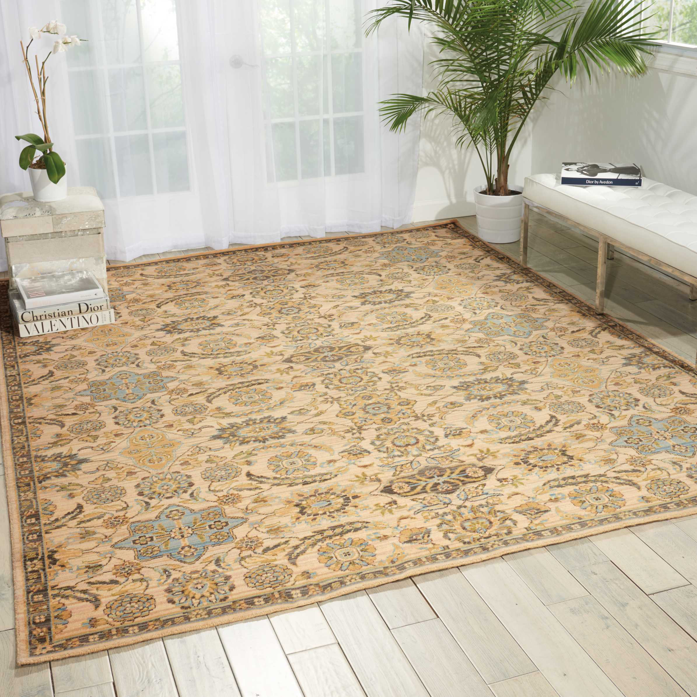 Darya Home Mathilde Collection Traditional Beige 12'' X 15'' Area Rug 1 ...