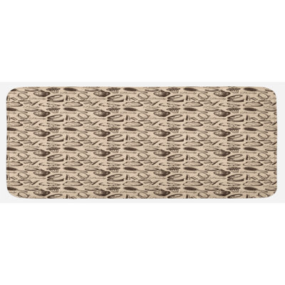 Tapis de cuisine femme