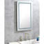 Miroir de salle de bain à DEL 40 po x 32 po - Brouillard, à intensité variable, 3 températures de couleur, fonction mémoire, fixation murale pour les besoins de toilettage