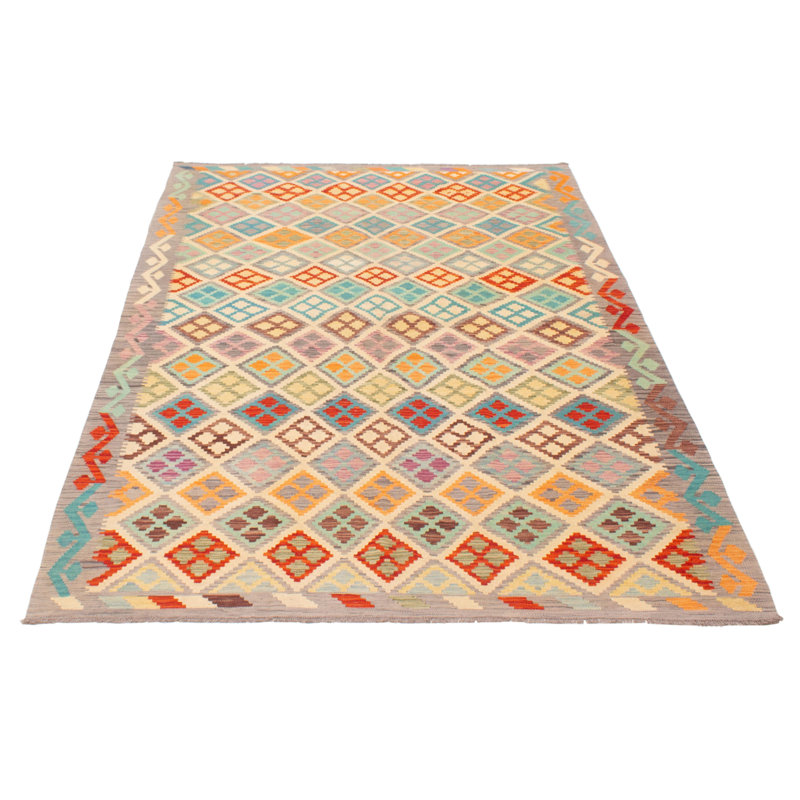 Tapis unique en laine nouvel âge 6 pi 6 po x 9 pi 8 po Braeswood