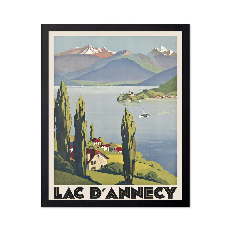 Lac d'Annécy, France, Sans cadre, Affiche, 18"H x 24"W
