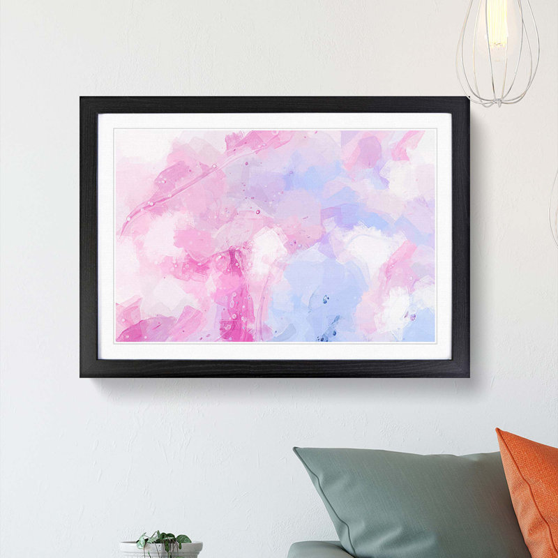 Set Me Free in Abstract - Picture Frame Graphic Art Print, Black, 60cm H x 91cm W x 2cm D