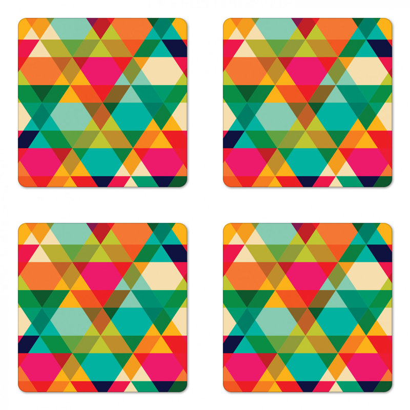 Square 4 Piece Coaster Set
