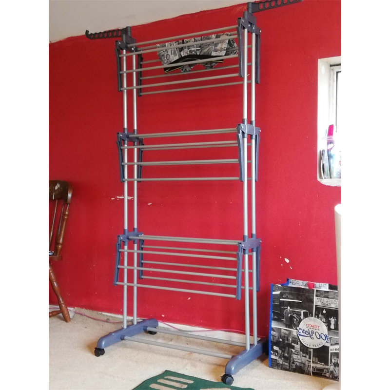 Foldable Gullwing Drying Rack, Grey