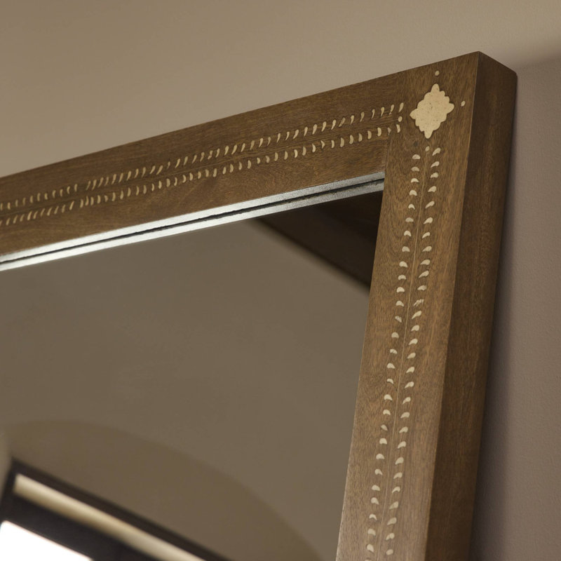 Timil Rectangle Solid Wood Mirror