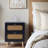 2-Drawers  Rattan Nightstand
