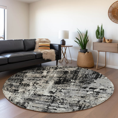 Premium Machine Washable Mayfield AMF1008 Abstract Rug