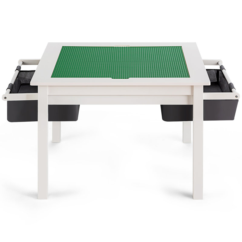 Table carrée pour 4 étudiants, Blanc