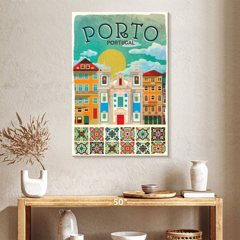 Affiche Porto Porto, H 39 po x l 26 po