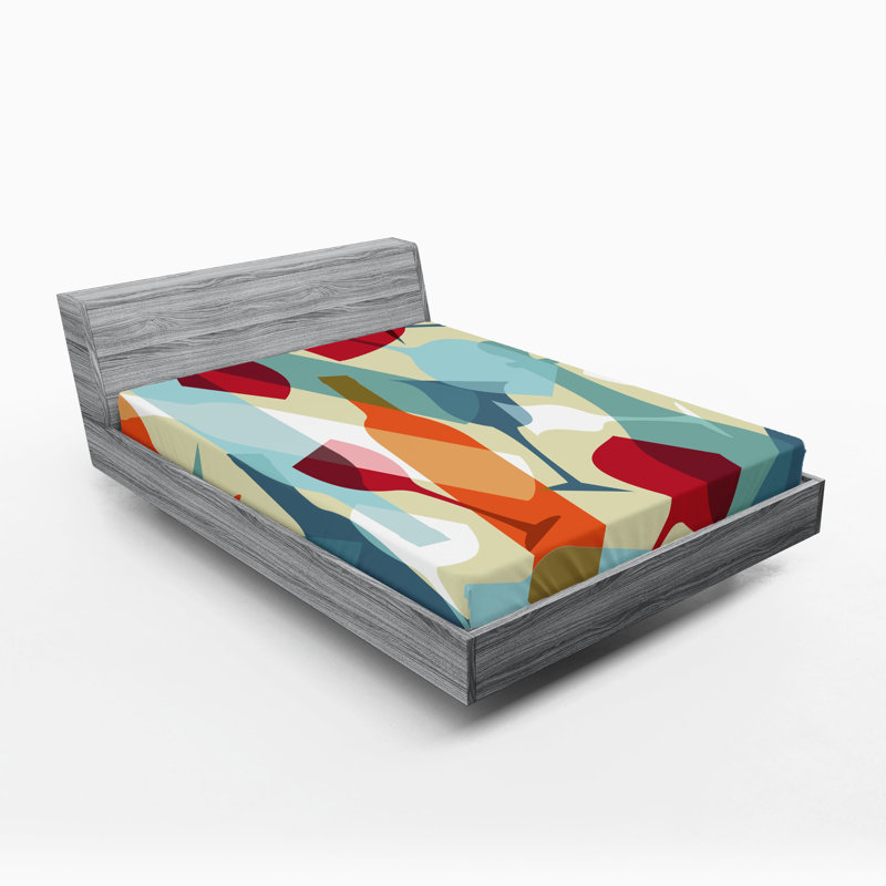 Ensemble de 2 draps-housse Ambesonne, Drap-housse grand