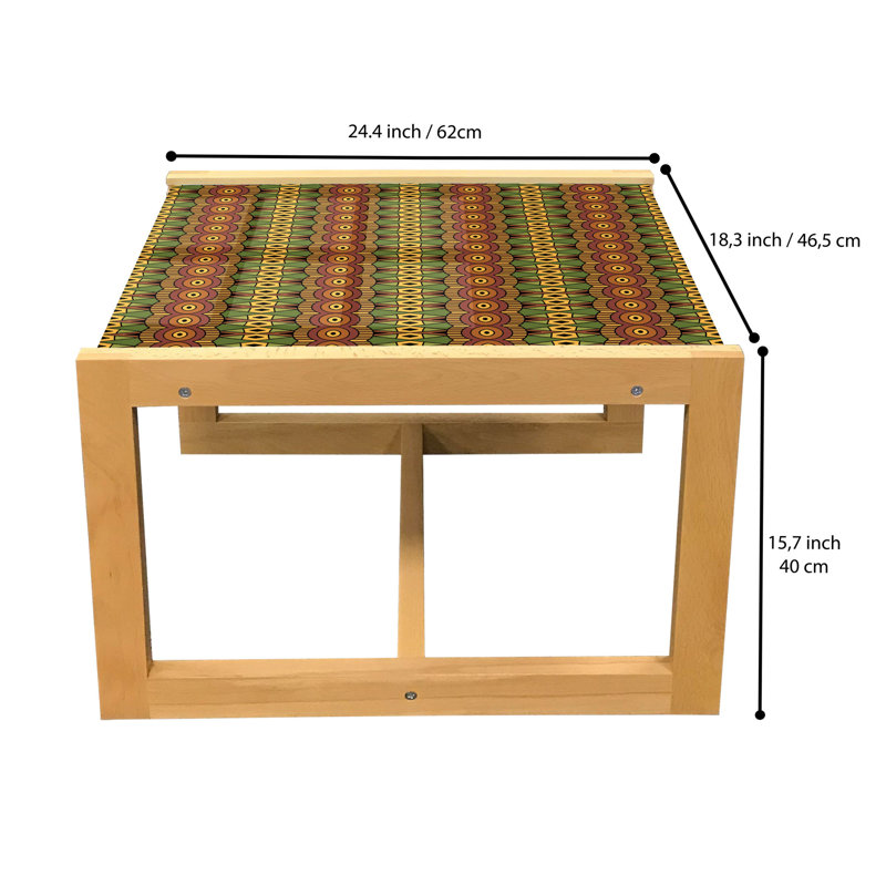 Isaam Sled Coffee Table, 62cm H x 46cm W x 40cm D