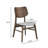 Upholstered Solid Wood Dining Chair-1295309493
