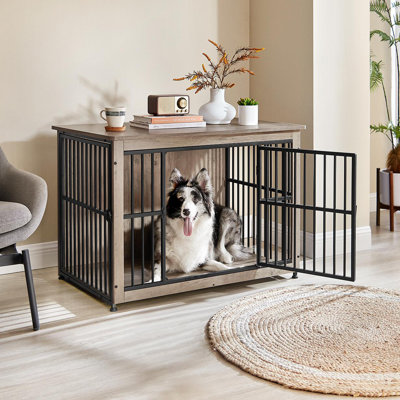 Mobilier de caisse pour chien, table de bout, chenil moderne pour chiens