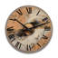 Gold White Yin And Yang I - Meditation Oversized Wood Wall Clock-1664857234