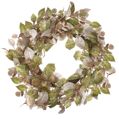 Faux Birch Polyester 50cm Wreath