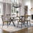 Zerlene Slat Back Solid Wood Dining Chair-2000060323