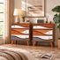 Commode 3 tiroirs l 31,5 po style Mid-Century moderne