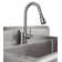 TRINITY EcoStorage 41.7 in. W x 24 in. D NSF Stainless Steel Utility Sink w/ Pull out Faucet