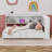 Metal Full Size Daybed with Trundle, Storage Cabinets and USB Ports-258122500
