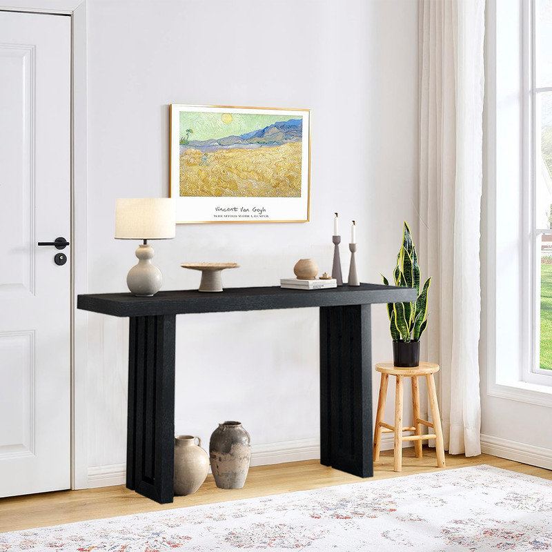 Adari 59'' Console Table, Black