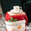 Tabouret ou table d'appoint 14,25 po H Christmas