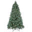108" H Regular Artificial PE Pine Cashmere Christmas Tree 1250 LED Steady/Constant Lights and Pinecones