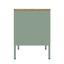 Armoire de rangement en métal vert sauge 47 po Landen-2106769860