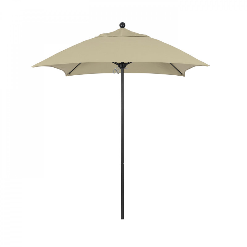 Parasol de marché 6 pi Dwight, Toile Sunbrella® beige antique