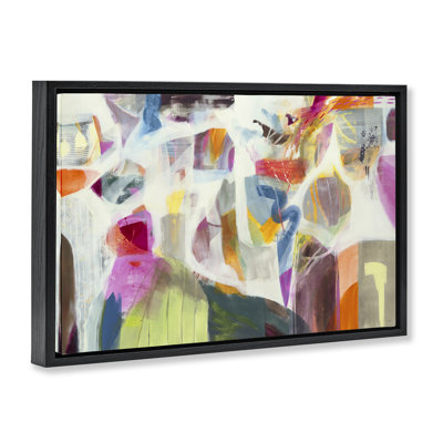 Eclectic Energetic Expression Floating Frame, design by Jill Martin