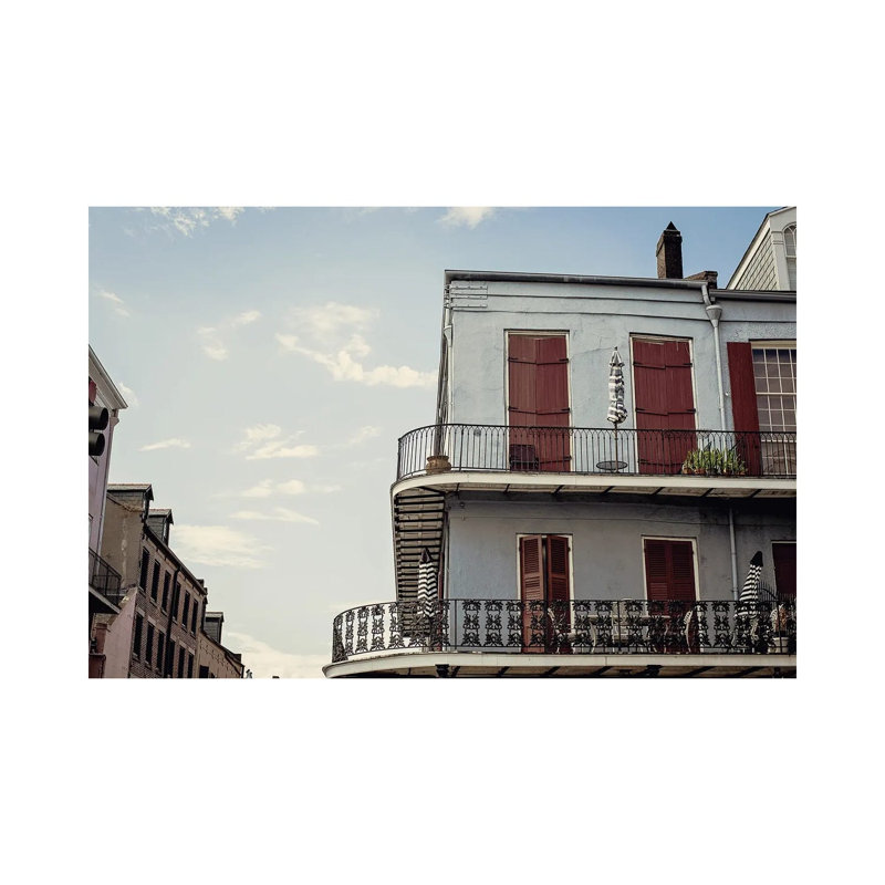 French Quarter Blues by Ann Hudec - Wrapped Canvas Print, 66.04 cm H x 45.72 cm W x 1.91 cm D