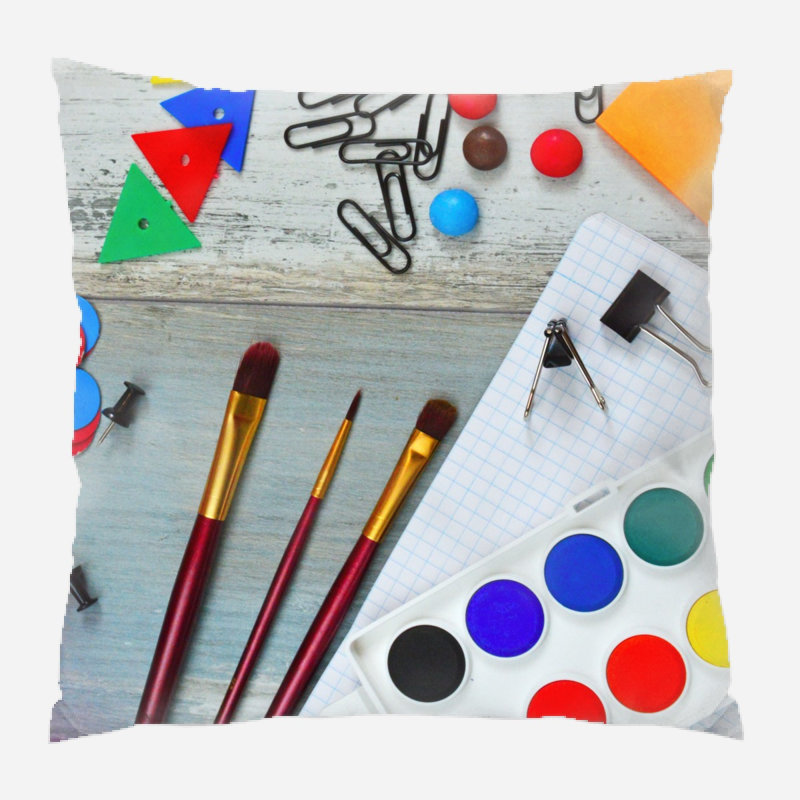 Coussin scolaire Mcmurray, Microsuède, Intérieur