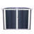 Bicycle Outdoor Steel Storage Shed ,Stores 4 Bikes