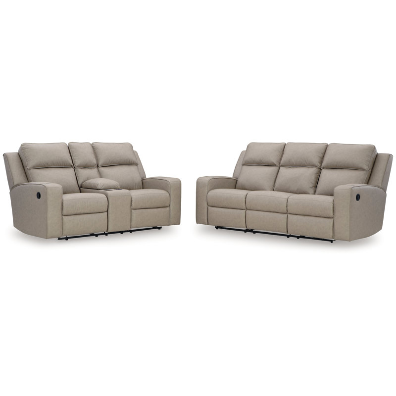 Canapé inclinable et causeuse Lavenhorne, Gris