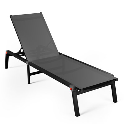 Aluminum Folding Outdoor Recliner Set, Adjustable Beach Lounge Chairs, Lightweight Portable Design for Patio, Camping, or Poolside Relaxation
