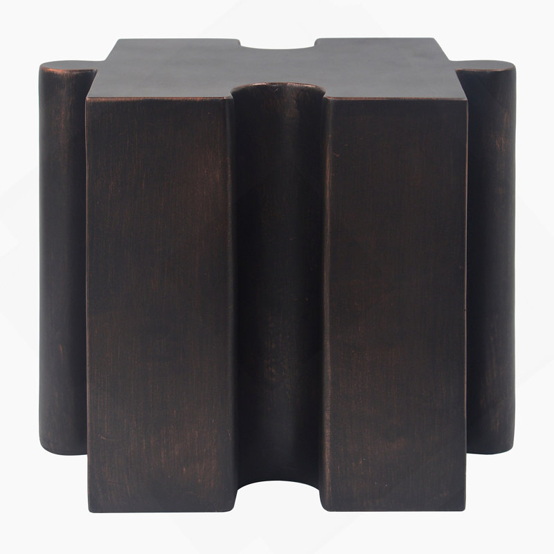 Table de bout, petite table d'appoint, table d'appoint pour l'intérieur et l'extérieur, Cuivre