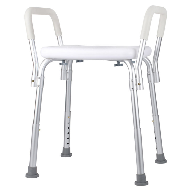 Height Adjustable Backless Medical Shower Chair