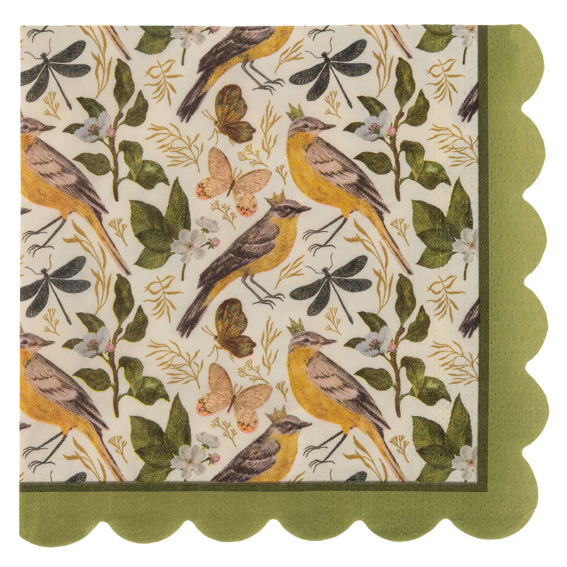 LUNCHEON PAPER NAPKINS BIRD (F24)