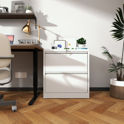 metal frame File Cabinet with 2 Drawers