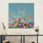 Treasures From My Garden Teal by Nel Whatmore - Wrapped Canvas Print-1241174648