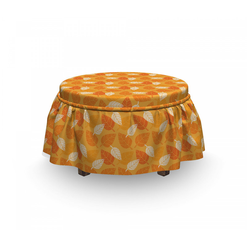 Housse pour repose-pieds nature du feuillage