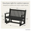Fauteuil oscillant de 48 po POLYWOOD-9706311
