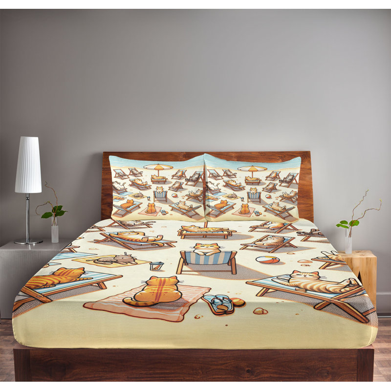 Ensemble de draps en microfibre pour chambre d'amis, Double