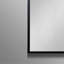 Armoire à pharmacie 26 po x 30 po à fixation murale ou encastrée en métal noir avec miroir