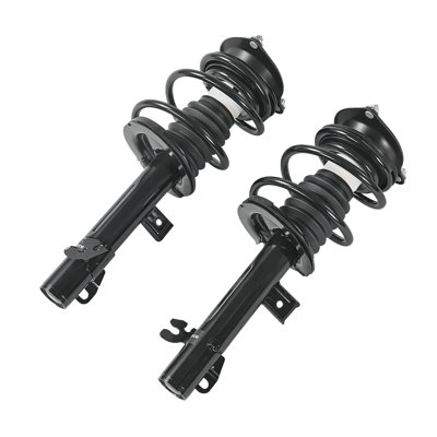 Front Shock Absorber Strut Assembly, 2Pcs Shock and Strut Assembly with Coil Spring, Compatible with 2002-2006 Mini Cooper Convertible, Automotive Replacement Struts for OE 172265 / 172266