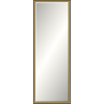 Gold  and Black Rustic Mirror
