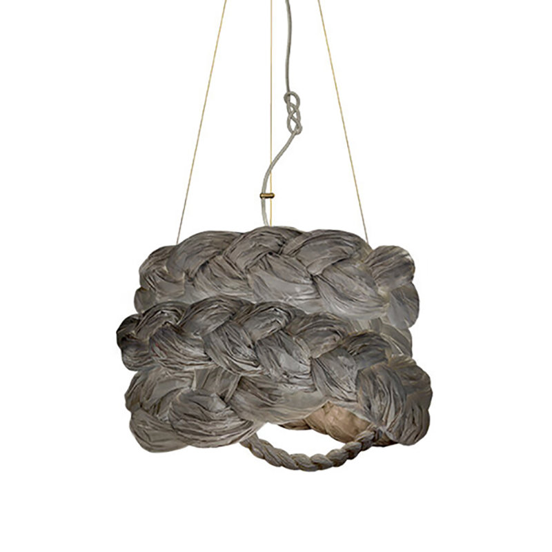 Bride Pendant, 16" H x 24" W x 24" D, Gray